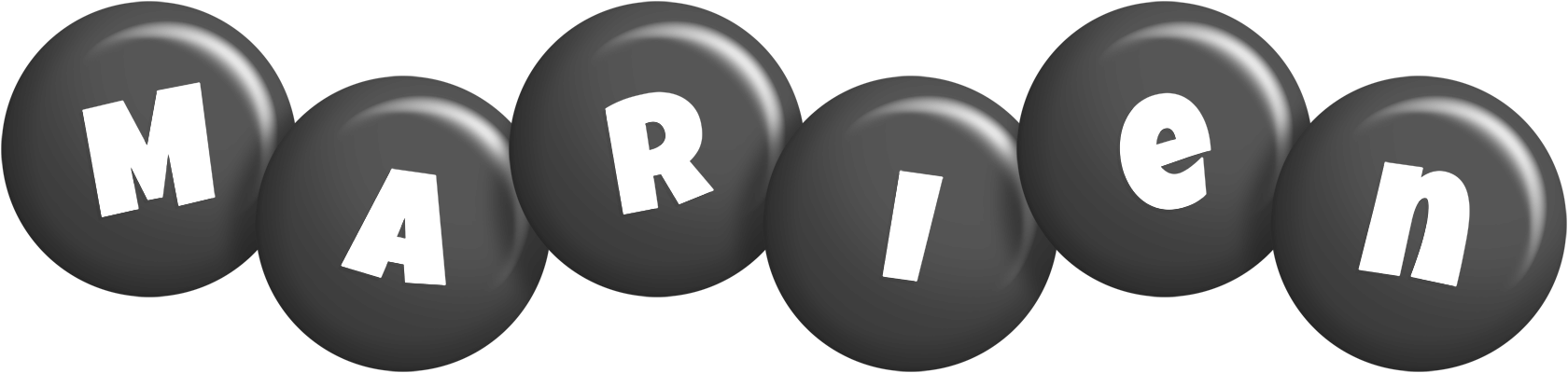 Marien candy-black logo