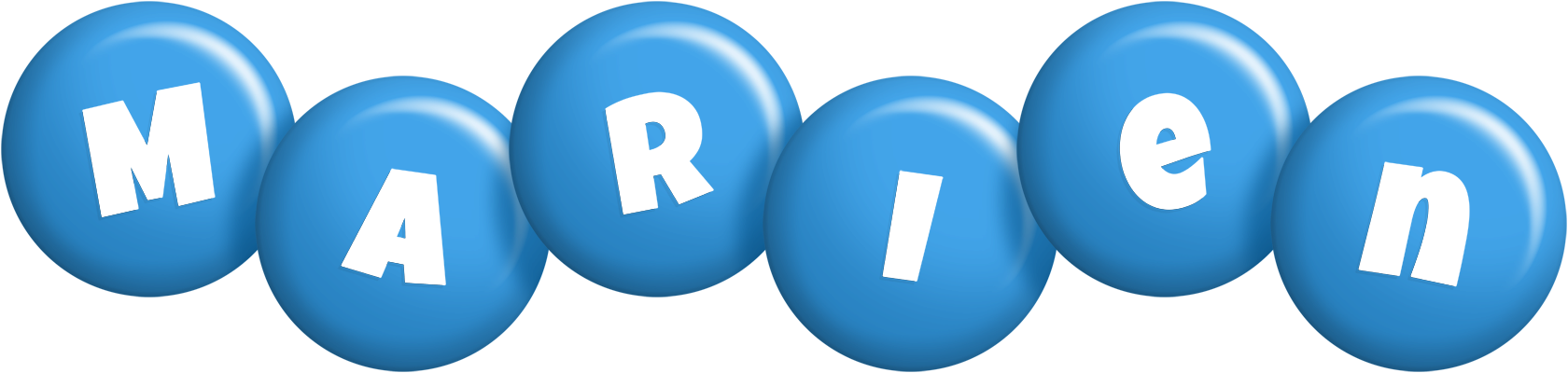 Marien candy-blue logo