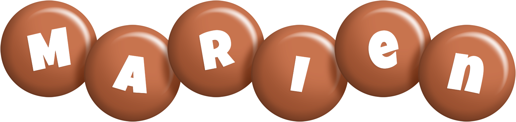 Marien candy-brown logo