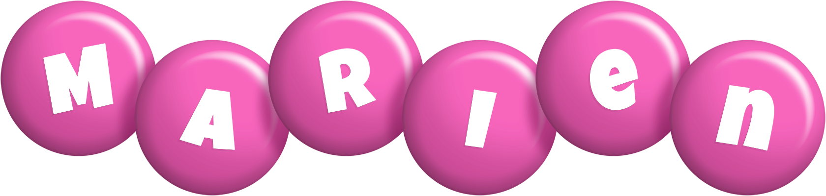Marien candy-pink logo