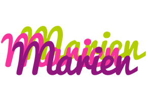 Marien flowers logo