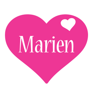 Marien love-heart logo