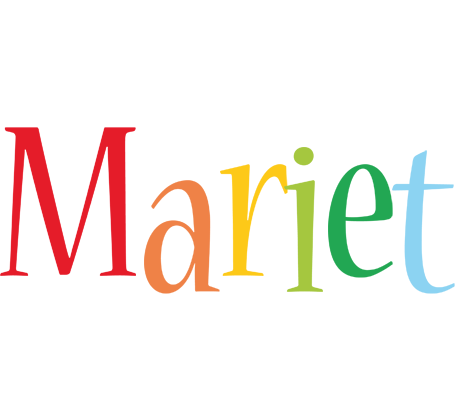 Mariet birthday logo