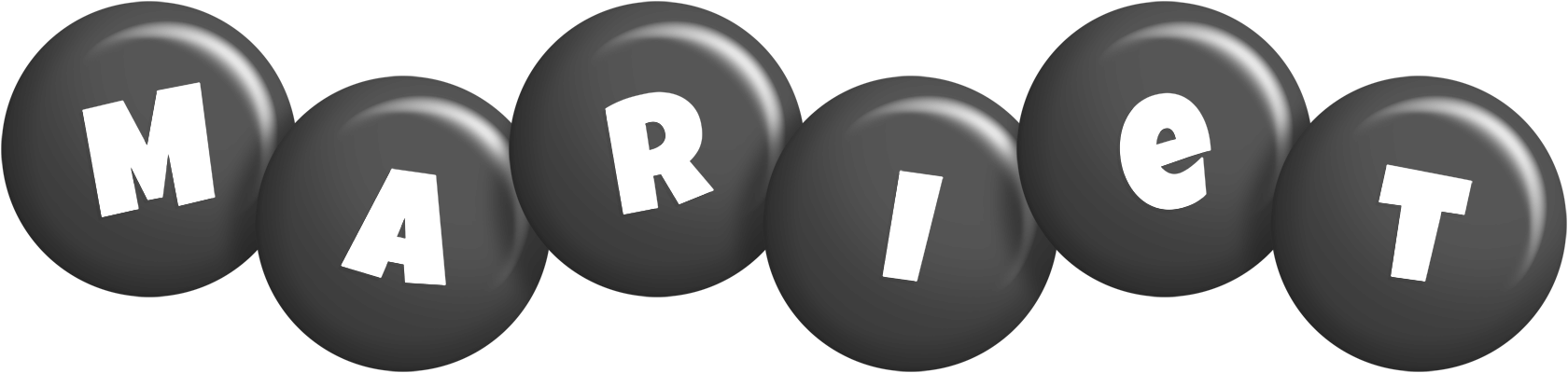 Mariet candy-black logo
