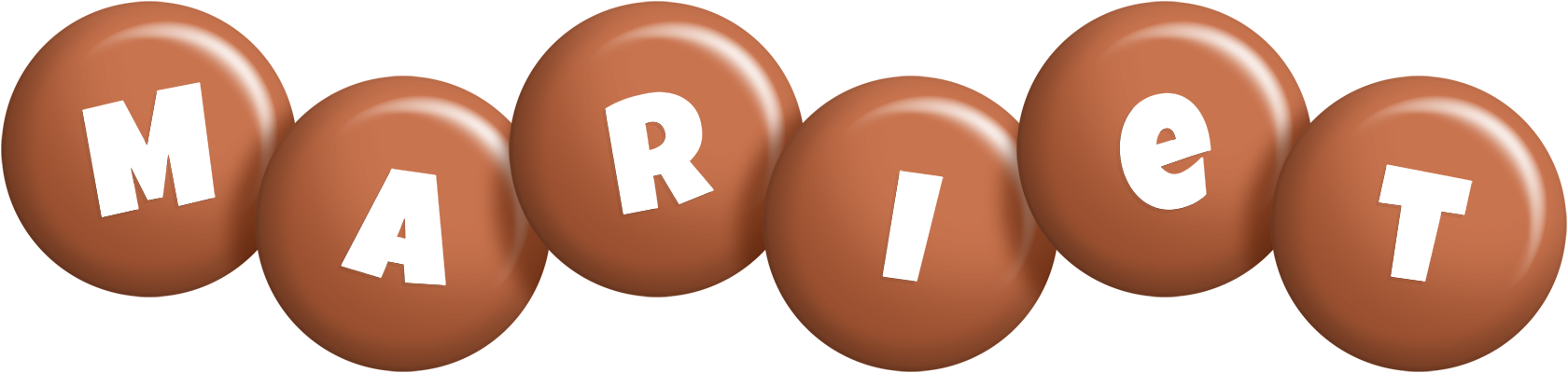 Mariet candy-brown logo