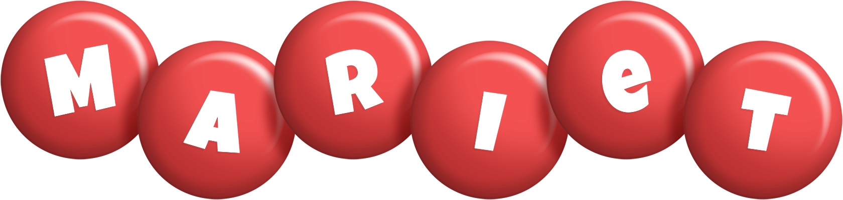 Mariet candy-red logo