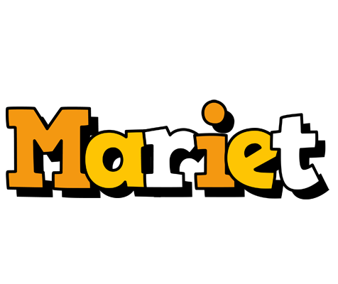 Mariet cartoon logo