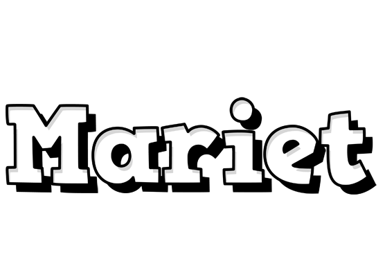Mariet snowing logo