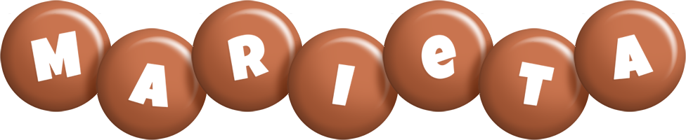 Marieta candy-brown logo