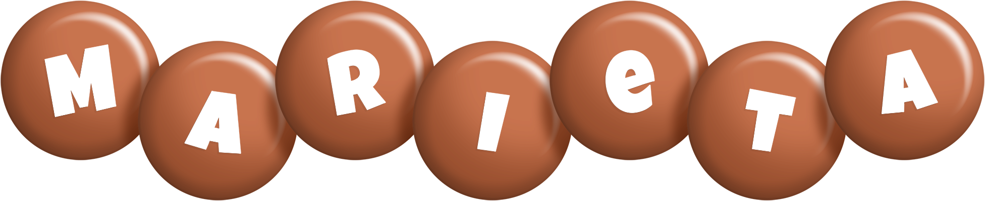 Marieta candy-brown logo