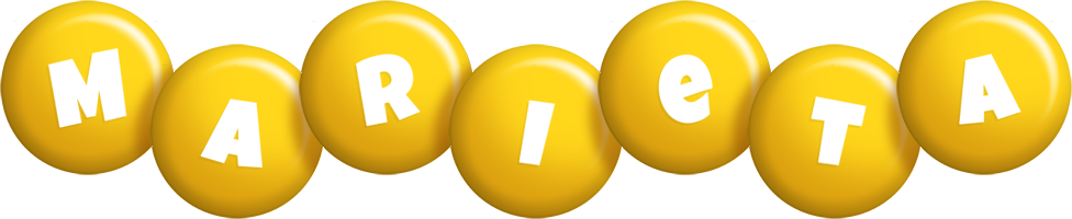Marieta candy-yellow logo