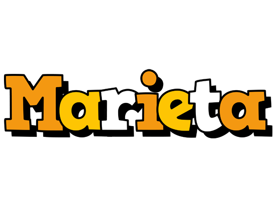 Marieta cartoon logo