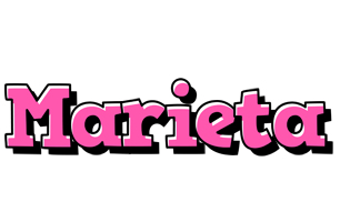Marieta girlish logo