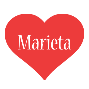 Marieta love logo
