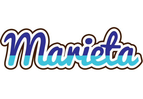 Marieta raining logo
