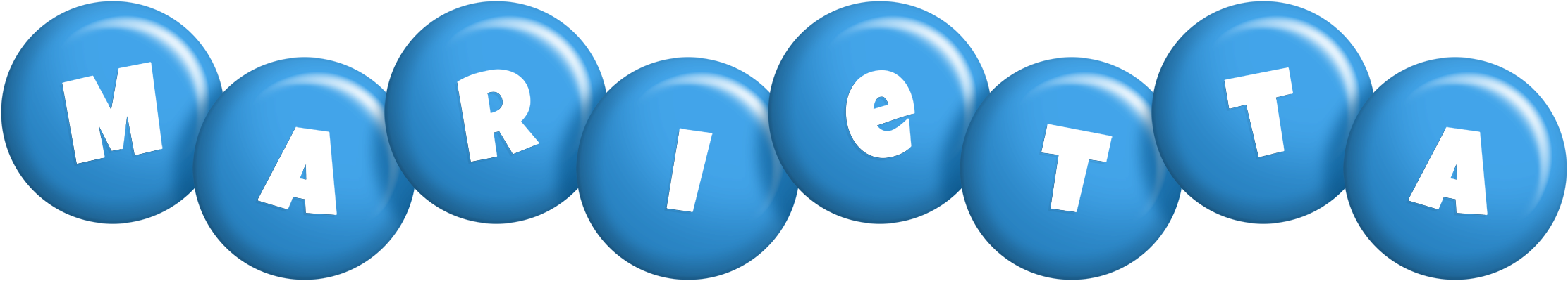 Marietta candy-blue logo
