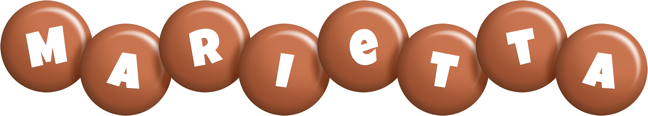 Marietta candy-brown logo