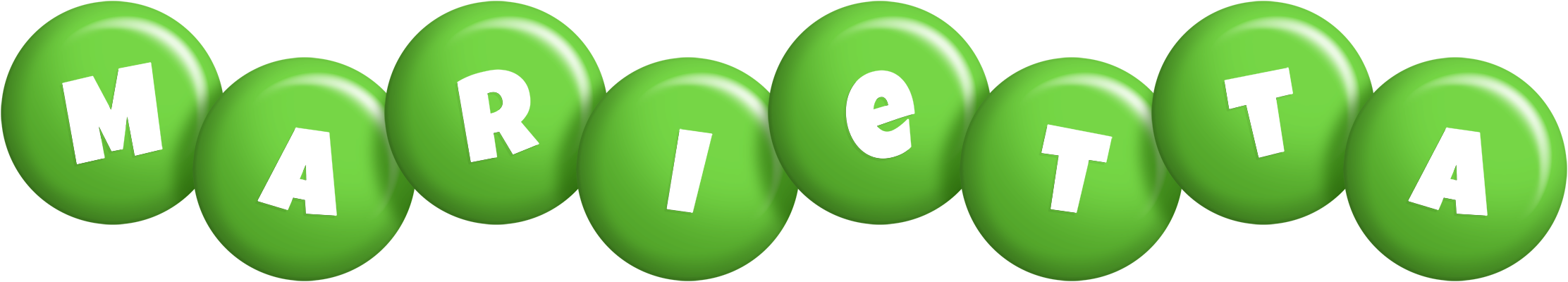 Marietta candy-green logo