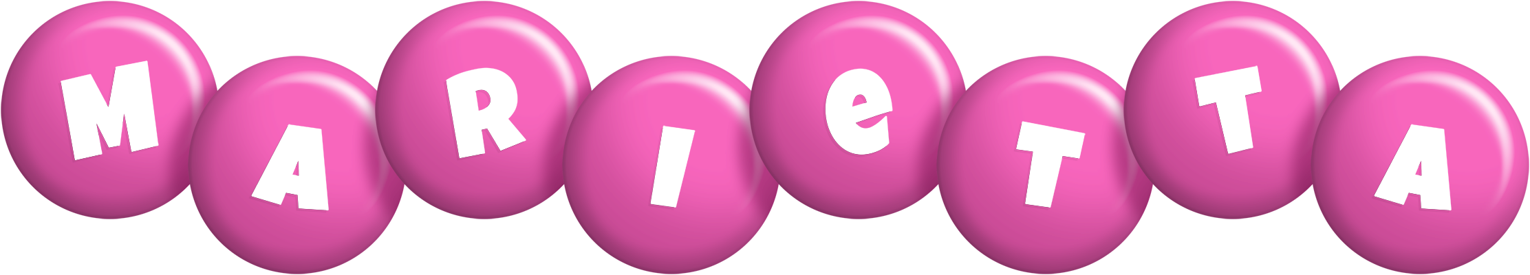 Marietta candy-pink logo