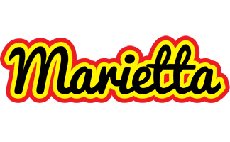 Marietta flaming logo