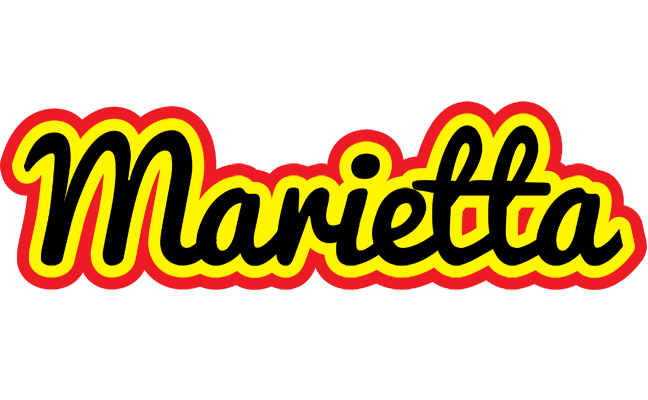 Marietta flaming logo