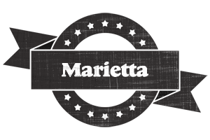 Marietta grunge logo