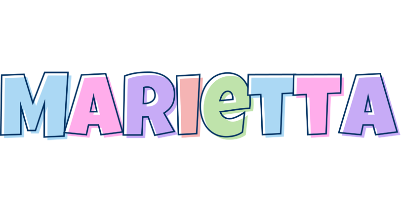 Marietta pastel logo