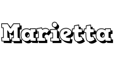 Marietta snowing logo