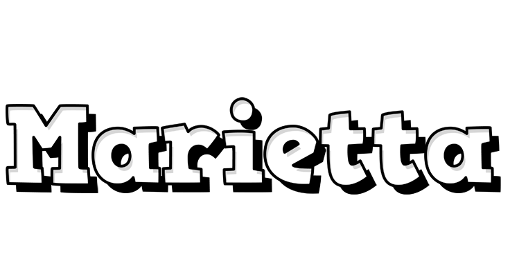 Marietta snowing logo