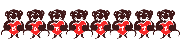 Mariette bear logo