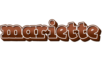 Mariette brownie logo