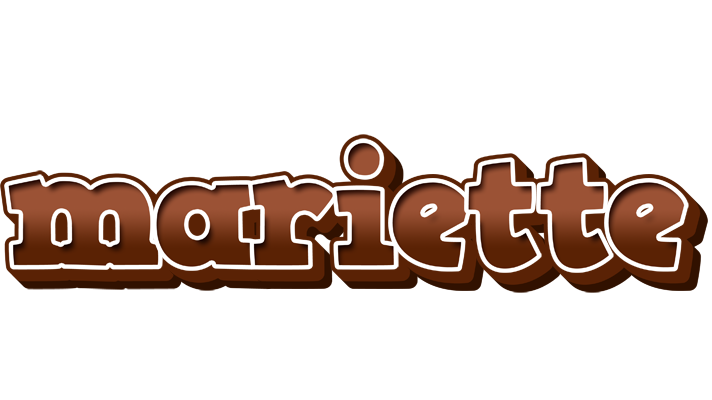 Mariette brownie logo