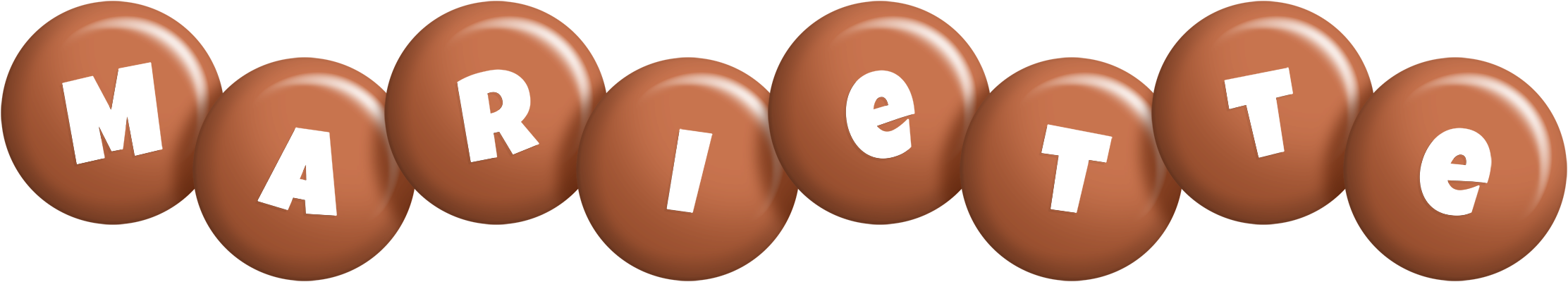 Mariette candy-brown logo