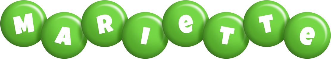 Mariette candy-green logo