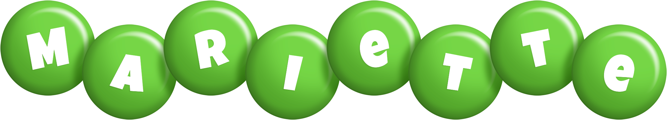 Mariette candy-green logo