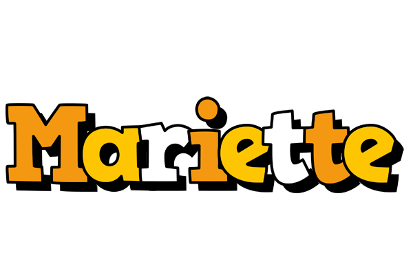 Mariette cartoon logo