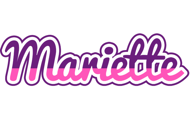 Mariette cheerful logo