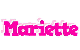 Mariette dancing logo