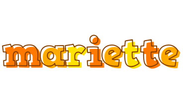 Mariette desert logo