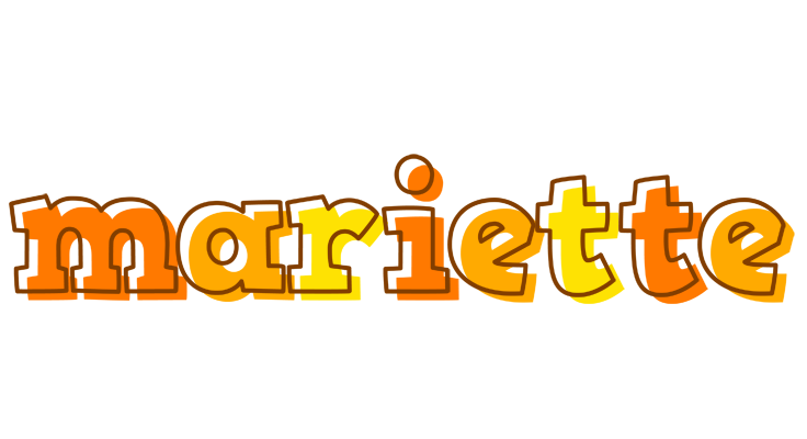 Mariette desert logo