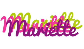 Mariette flowers logo