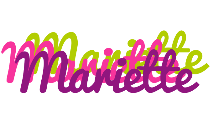Mariette flowers logo