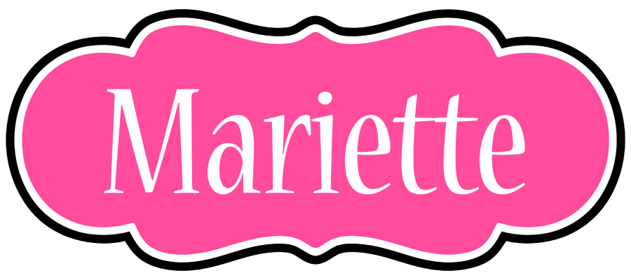 Mariette invitation logo