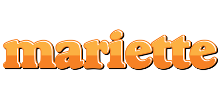 Mariette orange logo