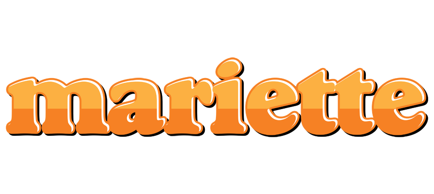 Mariette orange logo