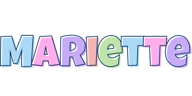 Mariette pastel logo