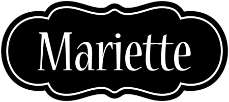 Mariette welcome logo