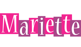 Mariette whine logo