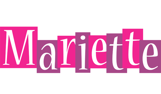 Mariette whine logo