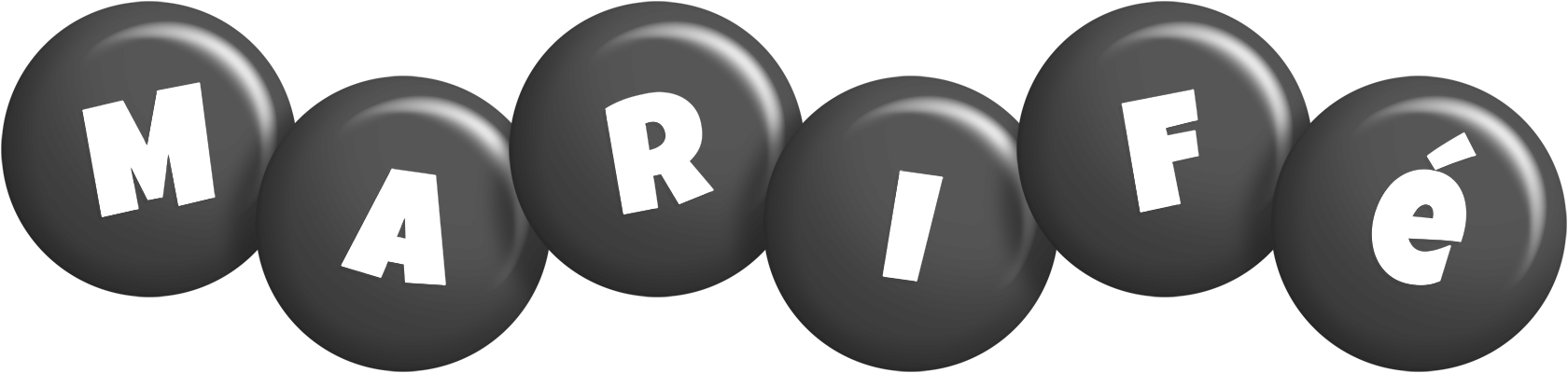 Marifé candy-black logo